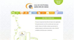 Desktop Screenshot of casasantarita.com.br