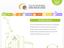 Tablet Screenshot of casasantarita.com.br