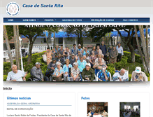 Tablet Screenshot of casasantarita.org.br